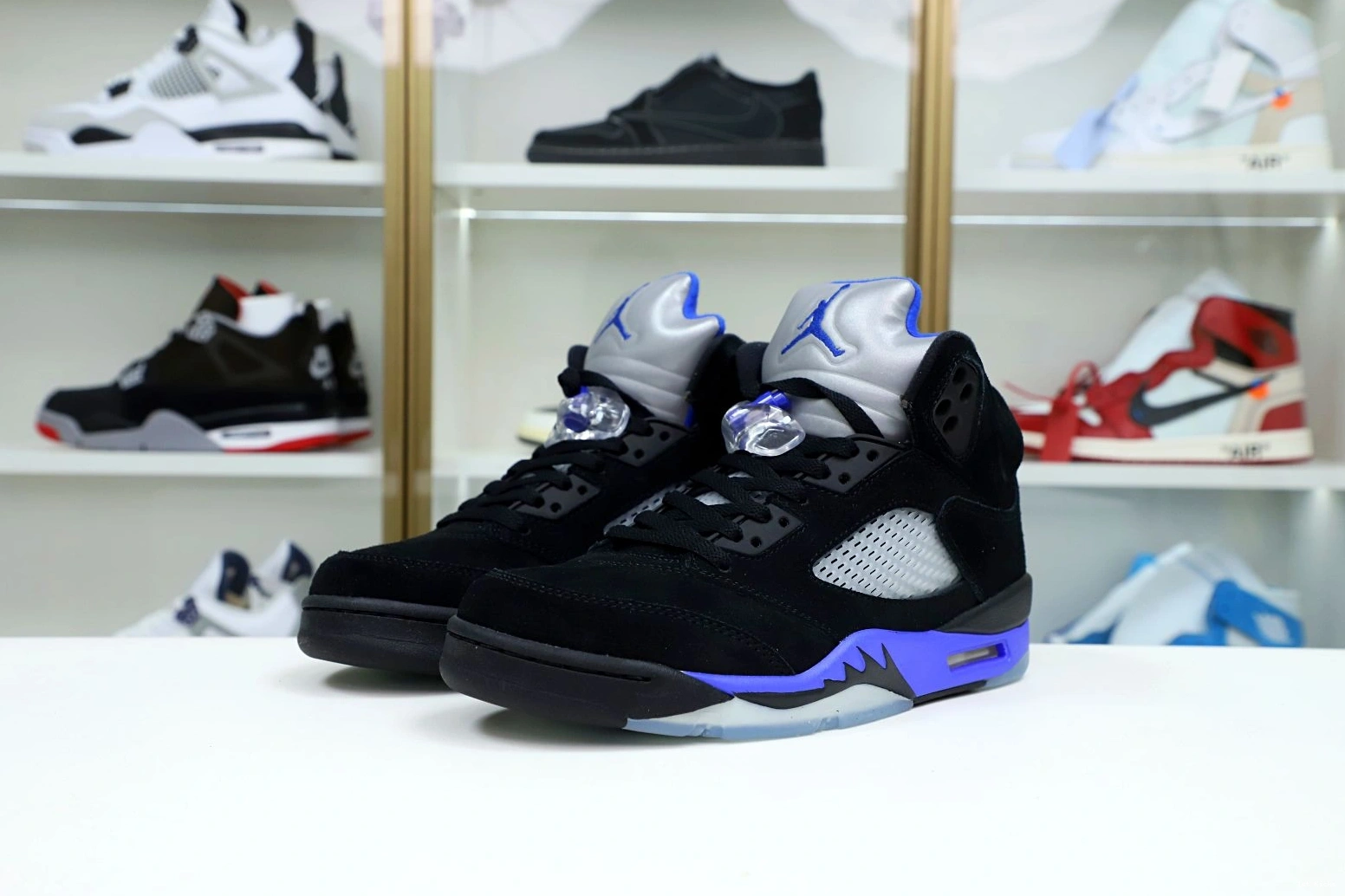 1st Kicks Shoes RETRO SportInspired 1971 Kimikick AIR 'RACER 5 JORDAN AIR JORDAN BLUE' 1201